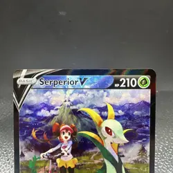Serperior V TG13/TG30 Silver Tempest Trainer Gallery Ultra Rare Pokemon TCG NM - Image 3