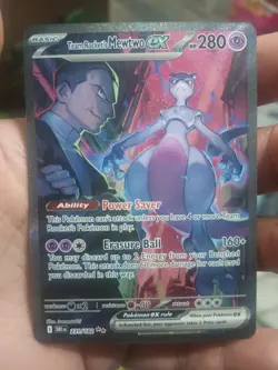 Pokemon Sir Team Rockets Mewtwo EX 231/182 Destined Rivals - Image 1