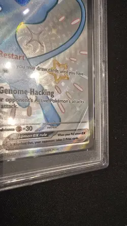 2024 POKEMON PAF EN-PALDEAN FATES #216 MEW ex SHINY ULTRA RARE - Image 3