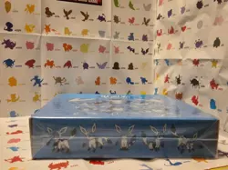Pokemon TCG Chinese Exclusive Version Eevee GX Gift Box - Glaceon (Blue) Sealed - Image 3