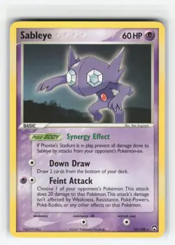 SABLEYE 22/108 RARE POWER KEEPERS POKEMON TCG LP - Image 1