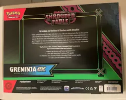 Pokemon Shrouded Fable Greninja ex Special Illustration Collection - Sealed Box - Image 2