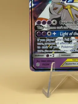 Pokemon SM Cosmic Eclipse Solgaleo & Lunala GX 75/236 NM - Image 3