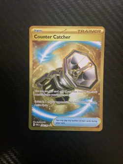 Pokemon TCG Counter Catcher Paradox Rift 264/182 Gold Hyper Rare Holo NM - Image 1