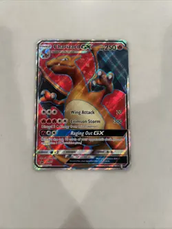 Pokemon TCG Charizard GX SM60-SM Promos Black Star Promo Holo Full Art - Image 1