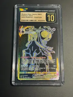 Pokemon Astral Radiance UR Shadow Rider Calyrex VMAX TG30/TG30 CGC 10 Pristine - Image 1