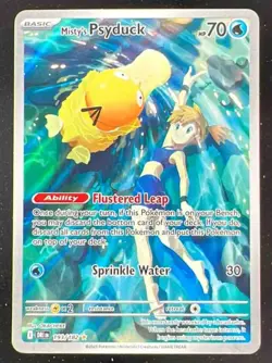 2025 Pokemon SV Destined Rivals - DRI EN #193/182 Misty's Psyduck - Image 1