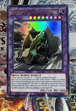 Yugioh Fossil Machine Skull Convoy GFP2-EN019 1st Edition Ultra Rare Near Mint - Image 1