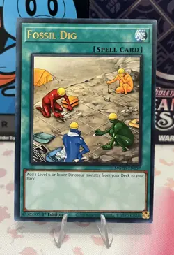 Fossil Dig MGED-EN057 - Yugioh! Yu-Gi-Oh! Rare Nice! 1st - Image 1