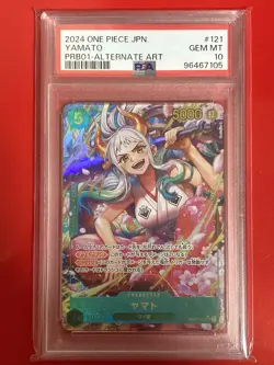 PSA 10 Yamato OP01-121 SEC Bandai 2024 One Piece Card The Best Japanese - Image 1