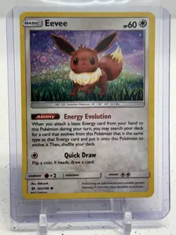 2017 Pokemon Eevee Holo 101/149 General Mills Promotion Card NM - Image 4