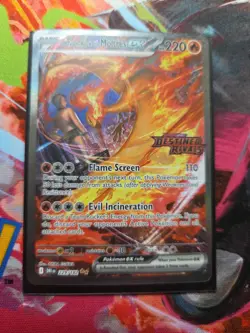Pokemon TCG Team Rockets Moltres EX Destined Rivals Card 229/182 Stamped - Image 1
