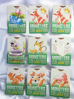 Pokemon Carddass Lot 38 Bandai Vending Series 1996 Japanese Cards Green - Image 2