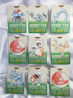 Pokemon Carddass Lot 38 Bandai Vending Series 1996 Japanese Cards Green - Image 4