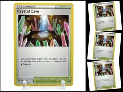Pokemon EVOLVING SKIES 144/203 Crystal Cave 4X TRAINER 4 Cards TCG Playset X4 - Image 1