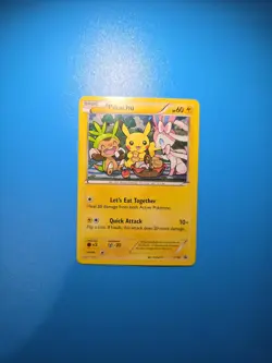 Pokemon Black Star Promo Card Pikachu XY95 Sylveon Chespin Rare - Image 1