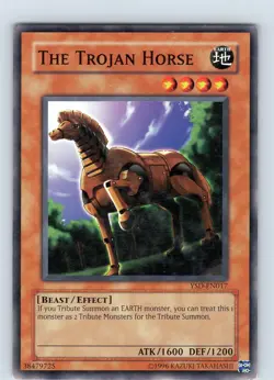Yu-Gi-Oh TCG The Trojan Horse YSD-EN017 Unlimited Regular Common Card LP-NM - Image 1