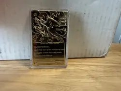 BURGER KING POKEMON 23K CHARIZARD CARD WITH CASE & COA Nintendo - Image 3