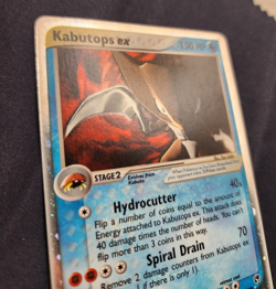 Pokemon TCG English Card Sandstorm Kabutops ex 97/100 Holo - Image 5