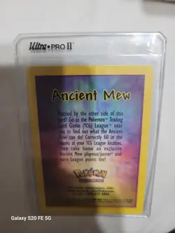 Pokemon TCG Ancient Mew Promo Holo Rare Card GameFreak - Image 2