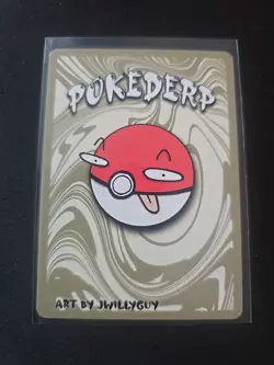 1st Edition Pokederp Set 2 Poinky Fan Art Custom Derpy Card - Image 2