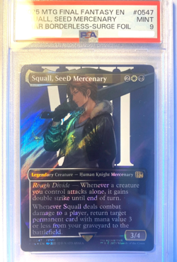 MTG Final Fantasy - Squall, SeeD Mercenary- #0547 - Surge Foil - PSA 9 - Image 1