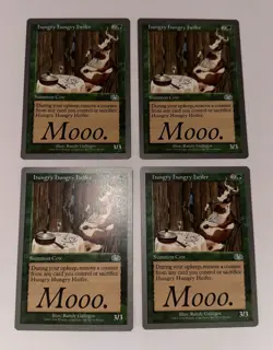 MTG X4 *hungry hungry heifer X4 NM Plus Unplayed Unglued Playset SellbyCyn - Image 1