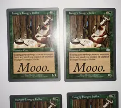 MTG X4 *hungry hungry heifer X4 NM Plus Unplayed Unglued Playset SellbyCyn - Image 3