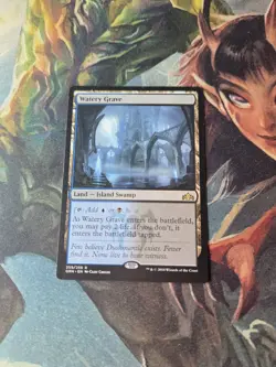 Watery Grave - Guilds of Ravnica GRN - Near Mint MTG Magic Shock Land - Image 1