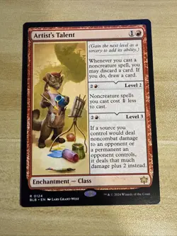 Artist's Talent NM Regular Unplayed Bloomburrow Magic The Gathering MTG - Image 1