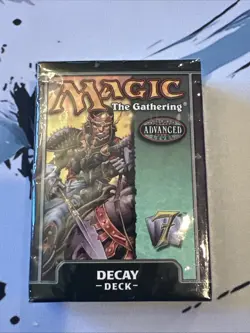 Magic the Gathering Decay 7th Edition Theme Deck Advanced Level, New Sealed MTG - Image 1
