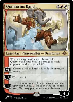 QUINTORIUS KAND mtg NM-M Lost Caverns of Ixalan 1 Mythic - Image 1