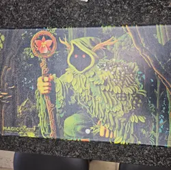 Magic MTG MagicCon Vegas 2025 Exclusive Questing Druid Holo Foil Playmat - Image 1