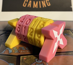 Shuriken Life Counter - 4-Digit Dial | MTG & TCG/Tabletop Games | Pink Lemonade - Image 1