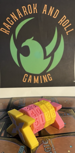 Shuriken Life Counter - 4-Digit Dial | MTG & TCG/Tabletop Games | Pink Lemonade - Image 2