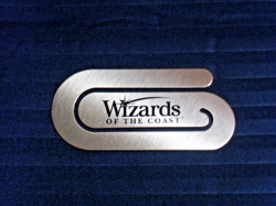 WIZARDS OF THE COAST METAL BOOKMARK/MONEY CLIP (RARE BUCHIN MTG PROMO & SEALED!) - Image 4