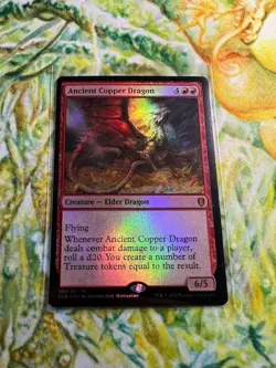 Ancient Copper Dragon (Foil) MTG: Battle for Baldur's Gate *Pack Fresh* - Image 1