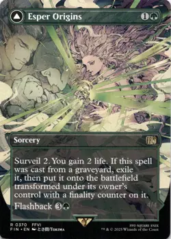 Esper Origins BORDERLESS Final Fantasy Magic MTG NM - Image 1