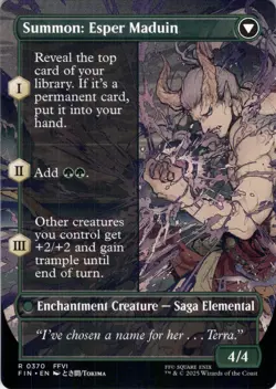 Esper Origins BORDERLESS Final Fantasy Magic MTG NM - Image 2