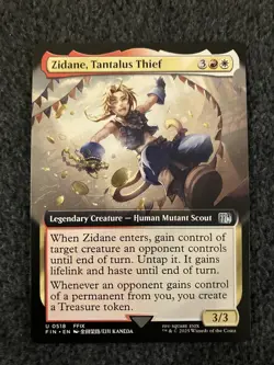 Magic The Gathering MTG - Zidane, Tantalus Thief (Extended Art) - FIN - Image 1