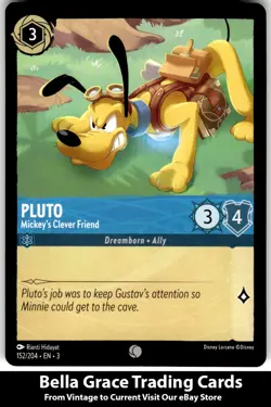 Pluto #152/204 Into the Inklands Disney lorcana Common - Image 1