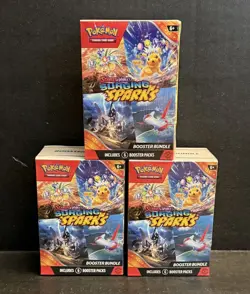 Pokemon TCG Surging Sparks Booster Bundle Lot of 3 - (NEW & SEALED) - Image 1