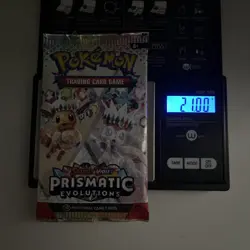 VERY HEAVY! 21.00g Prismatic Evolutions Pokemon TCG Booster Pack (SEALED)✅ - Image 1