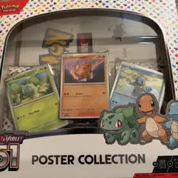 Pokemon TCG Scarlet & Violet 151 Poster Collection Box 3 Packs New Sealed 820650853166 - Image 3