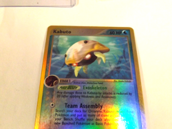 Pokemon TCG EX Sandstorm Reverse Holo Kabuto 30/100 EXCELLENTTO NR MINT 70 HP - Image 4