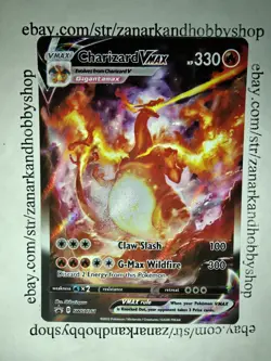 Pokemon Charizard VMAX SWSH261 Black Star Promo LP - Image 2