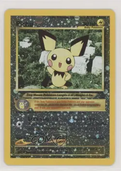 Pichu Pokemon WOTC Black Star #35 1999 - Image 1