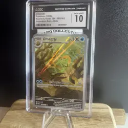 2023 POKEMON 151 ENGLISH OMANYTE ILLUSTRATION RARE 180/165 CGC 10 GEM MINT - Image 3
