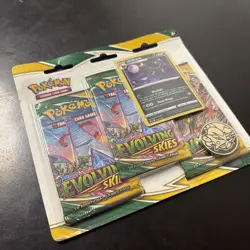 2 x Pokemon TCG: Evolving Skies Three Pack Booster Blister Umbreon Promo 820650808814 - Image 1