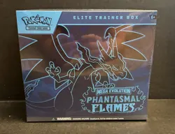 Pokemon TCG: Mega Evolution Phantasmal Flames Elite Trainer Box (ETB) - SEALED - Image 1